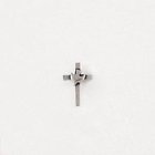 Lapel Pin 100% Lead Free Pewter Cross With Dove Jewellery