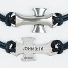 Bracelet: Pillar Cross Adjustable (100% Lead-free Pewter) Jewellery