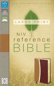 NIV Large Print Reference Bible Camel Burgundy Duo-Tone (Red Letter Edition) NIV Large Print Reference Bible Camel Burgundy Duo-Tone (Red Letter Edition)