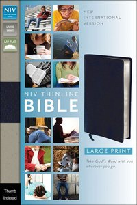 NIV Large Print Thinline Bible Navy Indexed (Red Letter Edition) NIV Large Print Thinline Bible Navy Indexed (Red Letter Edition)