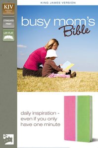 KJV Busy Mums Bible Pink/Spring Green (Red Letter Edition) KJV Busy Mums Bible Pink/Spring Green (Red Letter Edition)