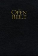 KJV the Open Bible Black Bonded Leather
