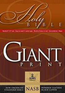 NASB Bonded Black Giant Print Handy-Reference NASB Bonded Black Giant Print Handy-Reference
