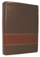 NLT Chronological Life Application Study Bible Brown/Tan (Black Letter Edition) Imitation Leather