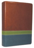 NLT Chronological Life Application Study Bible Brown/Green/Teal (Black Letter Edition) Imitation Leather