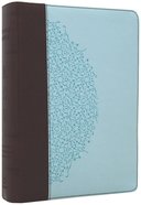 ESV Study Bible Personal Size Chocolate/Blue Ivy Trutone (Black Letter Edition) Imitation Leather