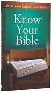 Know Your Bible Paperback