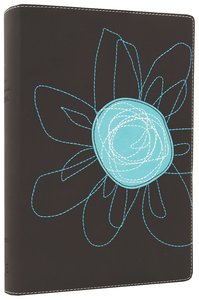 NIV Student Bible Espresso/Turquoise Flower Italian Duo-Tone NIV Student Bible Espresso/Turquoise Flower Italian Duo-Tone