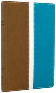 NIV Busy Family Bible Camel/Turquoise Duo-Tone NIV Busy Family Bible Camel/Turquoise Duo-Tone