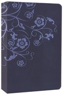 NIV Compact Thinline Bible Flora and Fauna Flower/Vine Marina Blue (Red Letter Edition) Imitation Leather