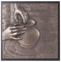 Moments of Faith Sculpture Plaque: The Potter, Isaiah 64:8 Moments of Faith Sculpture Plaque: The Potter, Isaiah 64:8