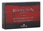 Courageous: The Resolution Daily Encouragement Cards For Men, 40 Cards Stationery