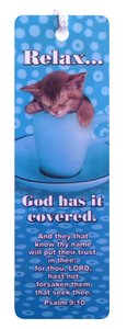 Tassel Bookmark: God Has It Covered Tassel Bookmark: God Has It Covered