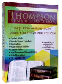 KJV Thompson Chain Reference Study Bible Black (Red Letter Edition) KJV Thompson Chain Reference Study Bible Black (Red Letter Edition)