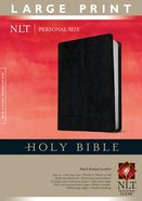 NLT Personal Size Large Print Bible Black (Red Letter Edition) Bonded Leather