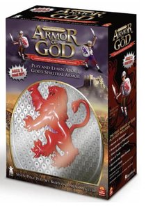 Full Armour of God Play Set Costume (Silver & Red) Full Armour of God Play Set Costume (Silver & Red)