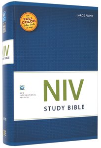NIV Study Bible Large Print (Red Letter Edition) NIV Study Bible Large Print (Red Letter Edition)