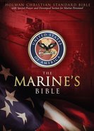 HCSB Marine's Bible With Slide Tab Bonded Leather