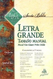 Lbla Letra Grande Tamano Manual Rojizo (Nasb Handsize Giant Print Burgundy) Lbla Letra Grande Tamano Manual Rojizo (Nasb Handsize Giant Print Burgundy)