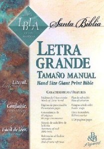 Lbla Letra Grande Tamano Manual Negro (Nasb Handsize Giant Print Black) Lbla Letra Grande Tamano Manual Negro (Nasb Handsize Giant Print Black)