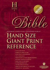 HCSB Hand Size Giant Print Reference Burgundy (Red Letter Edition) HCSB Hand Size Giant Print Reference Burgundy (Red Letter Edition)