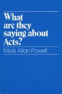 What Are They Saying About Acts? Paperback