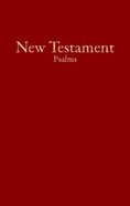 KJV Economy New Testament With Psalms Burgundy (Red Letter Edition) Imitation Leather