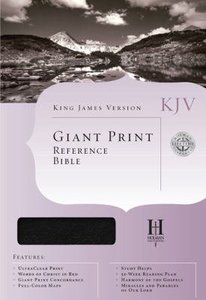 KJV Cornerstone Giant Print Reference Black Bible (Red Letter Edition) KJV Cornerstone Giant Print Reference Black Bible (Red Letter Edition)