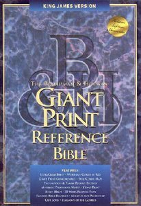 KJV Giant Print Reference Black Indexed KJV Giant Print Reference Black Indexed