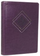 NLT Our Daily Bread Devotional Bible Eggplant (Black Letter Edition) Imitation Leather