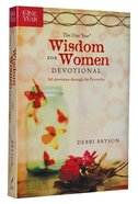 The One Year Wisdom For Women Devotional Paperback