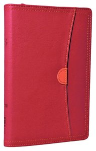 NIV Compact Thinline Bible Zippered Hot Pink/Tangerine Duo-Tone (Red Letter Edition) NIV Compact Thinline Bible Zippered Hot Pink/Tangerine Duo-Tone (Red Letter Edition)