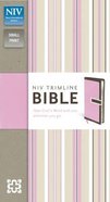 NIV Trimline Bible Choc/Pink Imitation Leather