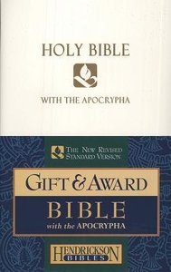 NRSV Gift & Award Bible With Apocrypha White NRSV Gift & Award Bible With Apocrypha White