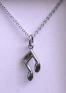 Praise Necklace - Silver Music Note Jewellery