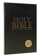 KJV One Year Reading Plan Large Print Bible Black Red Letter Edition Hardback