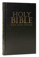 KJV Standard Size Bible Church Edition Black Red Letter Edition Hardback