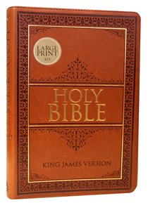 KJV Large Print Thinline Bible Tan Red Letter Edition KJV Large Print Thinline Bible Tan Red Letter Edition