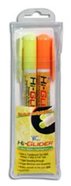 Bible Hi Glider Gel Stick Set: 1 Yellow 1 Orange Gel Stick, Will Not Bleed Through Stationery