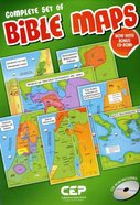 Complete Set of Bible Maps Set of 12 (Includes Cd-rom) Pack