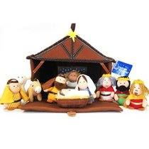 Plush Nativity (11 Piece Play Set) (Tales Of Glory Toys Series) Plush Nativity (11 Piece Play Set) (Tales Of Glory Toys Series)