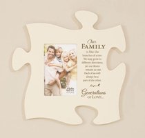 Puzzle Pieces Wall Art: Our Family (Holds 1 4x6 Photo) Puzzle Pieces Wall Art: Our Family (Holds 1 4x6 Photo)