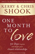 One Month to Love Paperback