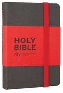 NIV Grey Pocket Notebook Bible Hardback