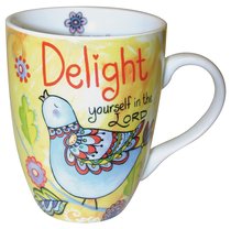 Ceramic Mug With Scripture: Delight Yourself in the Lord Ceramic Mug With Scripture: Delight Yourself in the Lord