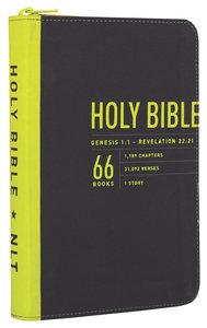 NLT Zips Bible Canvas With Yellow Zipper (Black Letter Edition) NLT Zips Bible Canvas With Yellow Zipper (Black Letter Edition)