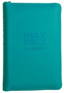 NIV Pocket Bible Cyan Soft-Tone With Zip NIV Pocket Bible Cyan Soft-Tone With Zip