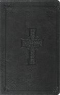 ESV Thinline Bible Charcoal Celtic Cross Design (Red Letter Edition) Imitation Leather