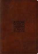 ESV Study Bible Trutone Walnut Celtic Imprint Design (Black Letter Edition) Imitation Leather