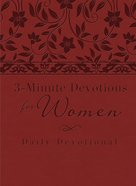 3-Minute Devotions For Women: Daily Devotional (Burgundy) eBook